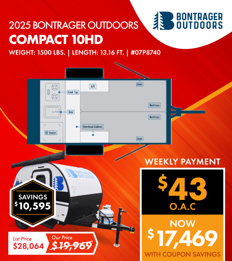 2025 Bontrager Outdoors Compact 10HD Travel Trailer