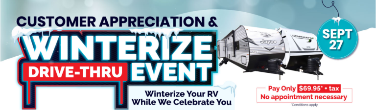 More Than Just RV Winterizing – It’s a Celebration!