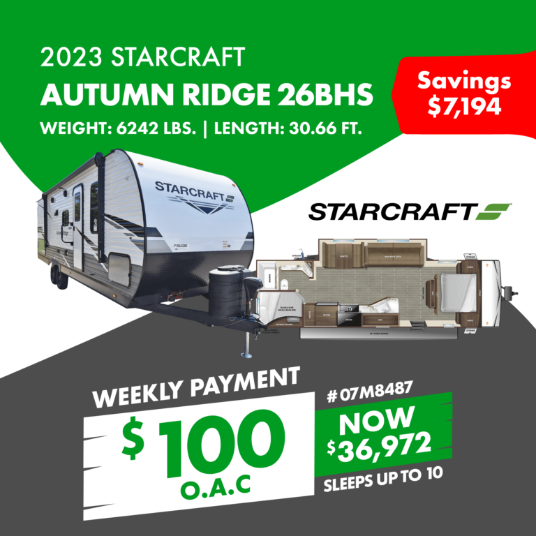 2023 Starcraft Autumn Ridge 26BHS