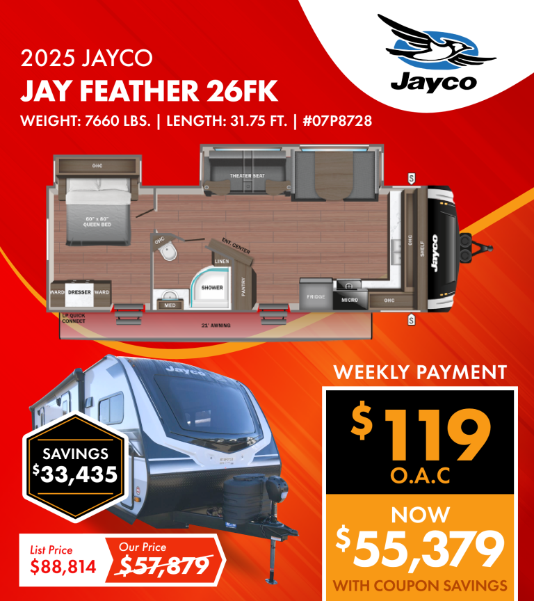2025 Jayco Jay Feather 26FK