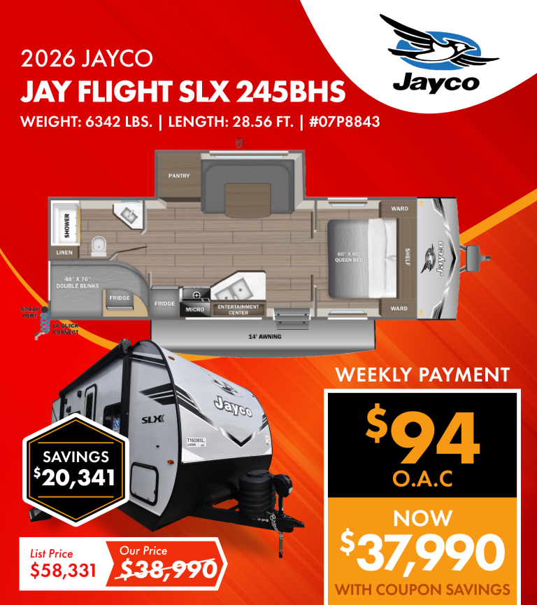 2026 Jayco Jay Flight SLX 245BHS