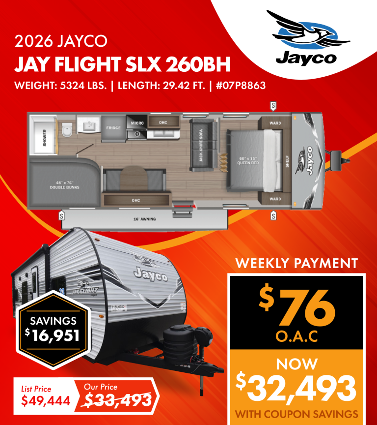 2026 Jayco Jay Flight SLX 260BH