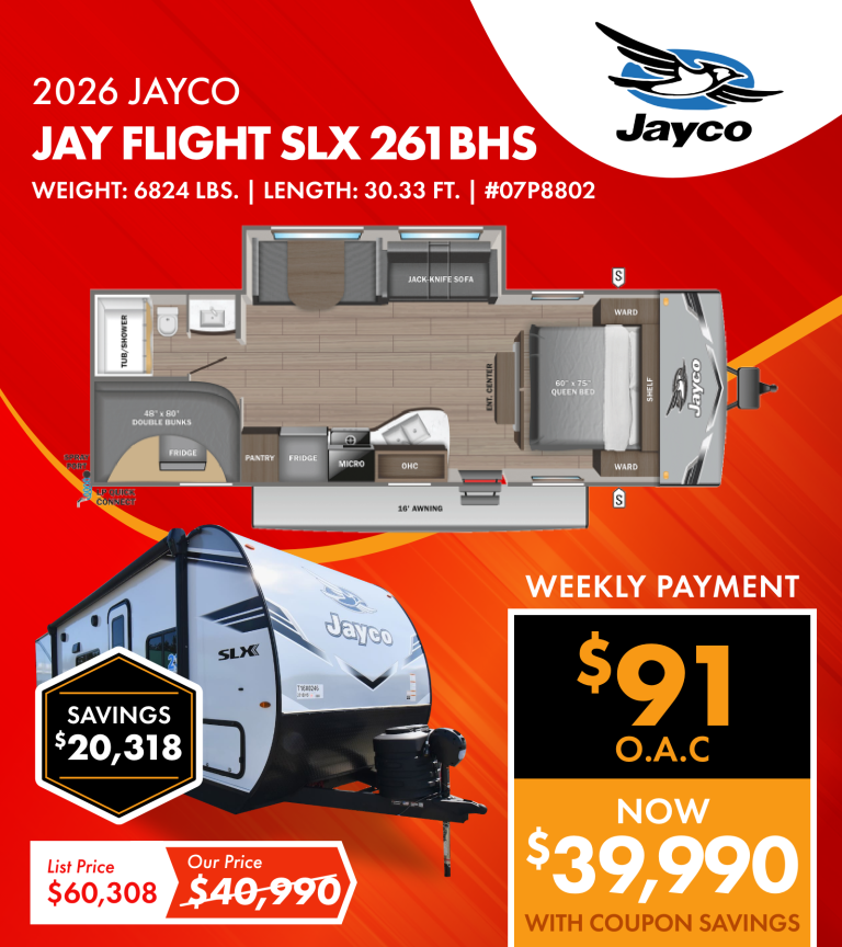 2026 Jayco Jay Flight SLX 261BHS