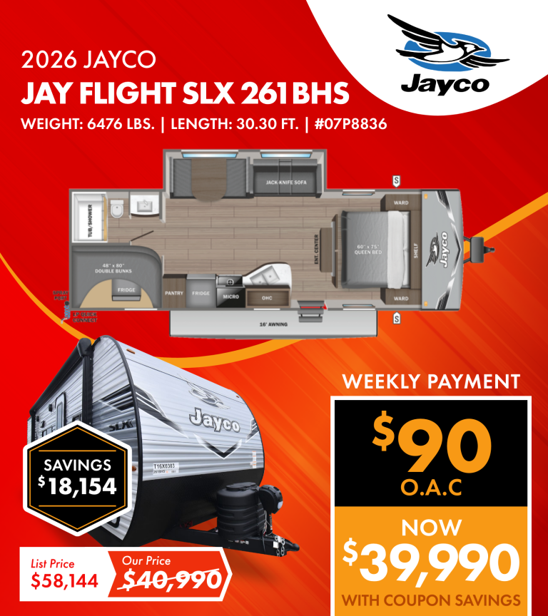 2026 Jayco Jay Flight SLX 261BHS