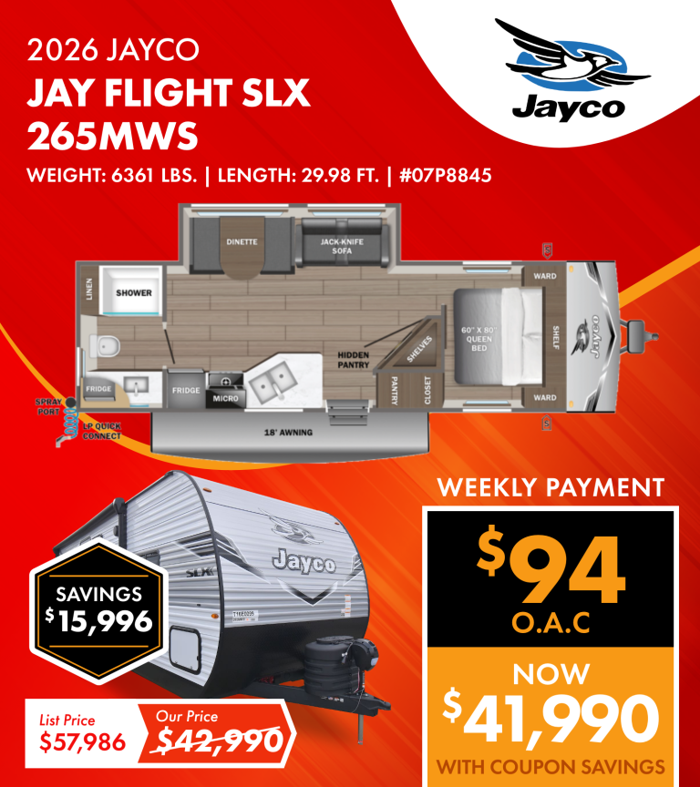 2026 Jayco Jay Flight SLX 265MWS