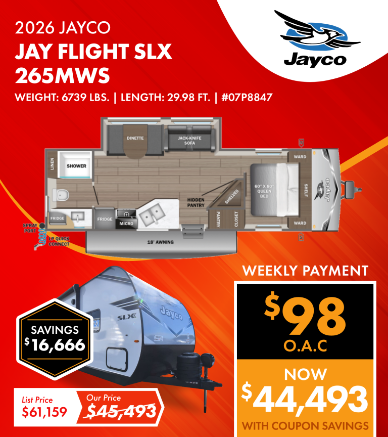 2026 Jayco Jay Flight SLX 265MWS