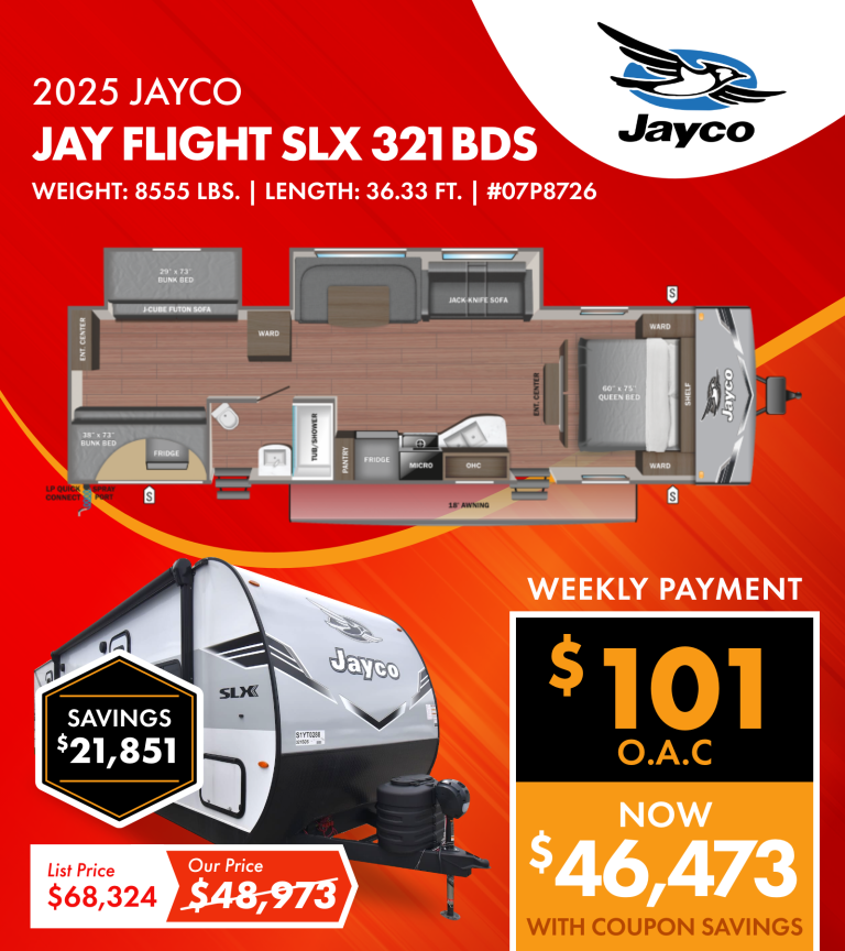 2025 Jayco Jay Flight SLX 321BDS