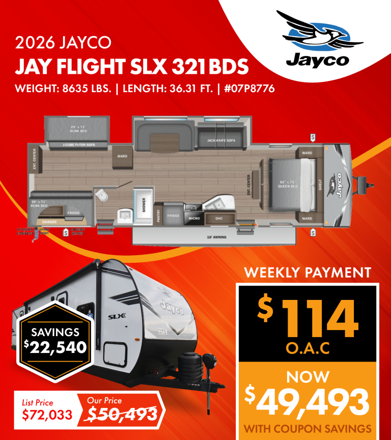 2026 Jayco Jay Flight SLX 321BDS