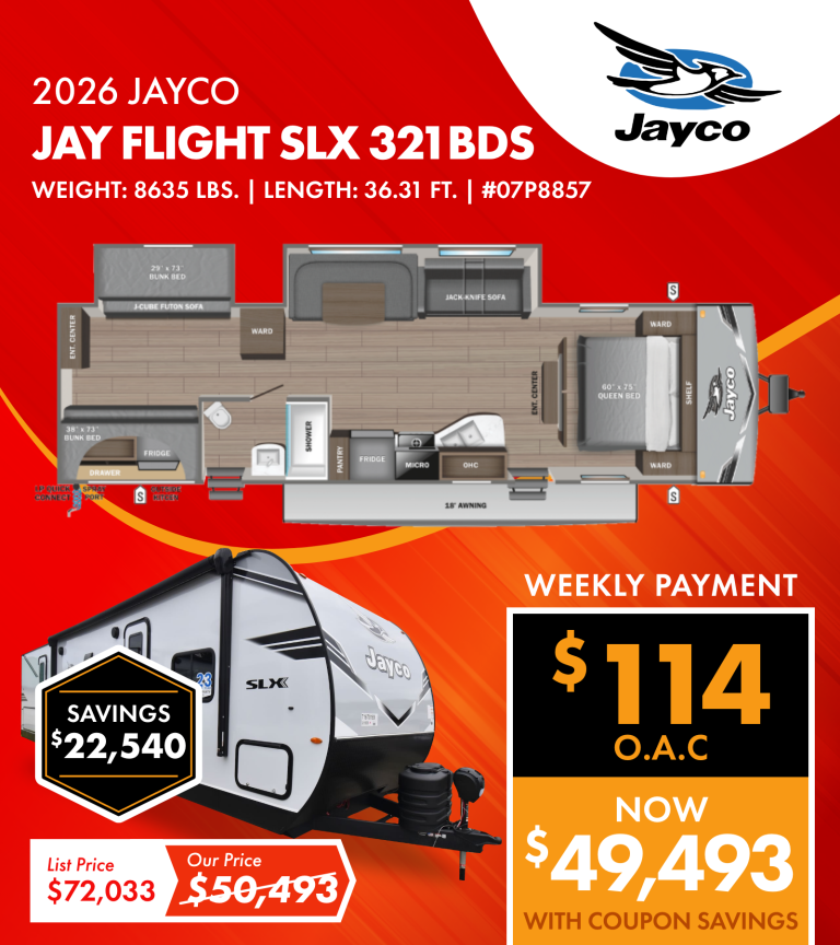2026 Jayco Jay Flight SLX 321BDS