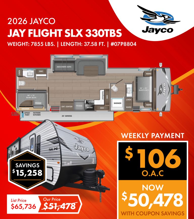 2026 Jayco Jay Flight SLX 330TBS