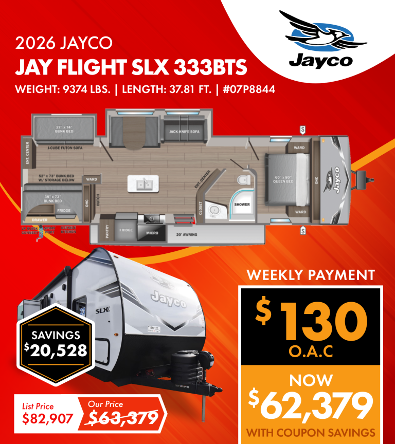 2026 Jayco Jay Flight SLX 333BTS