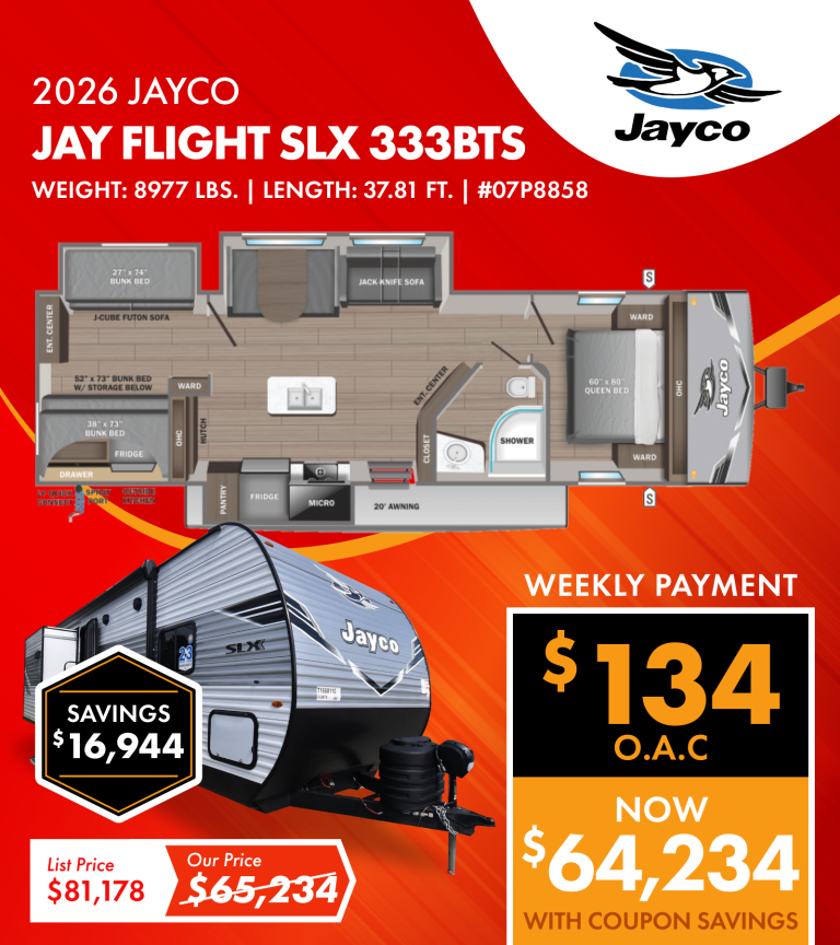 2026 Jayco Jay Flight SLX 333BTS