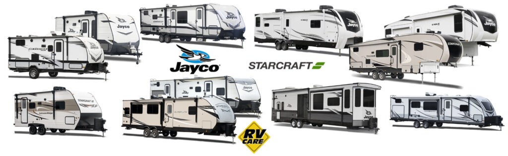 Jayco & Starcraft Trailer Collage
