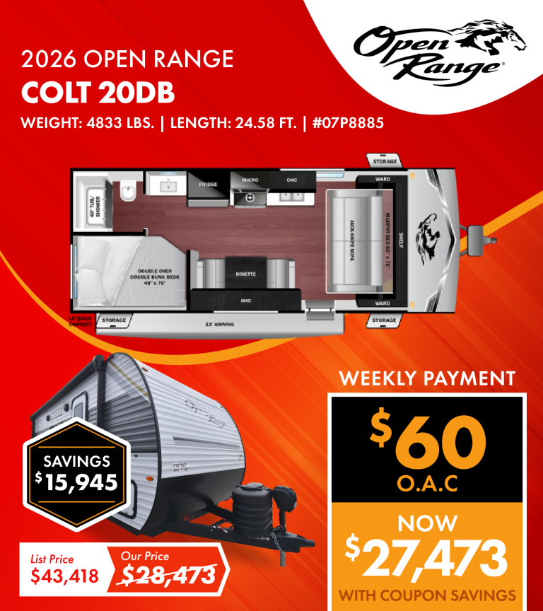 2026 Open Range Colt 20DB