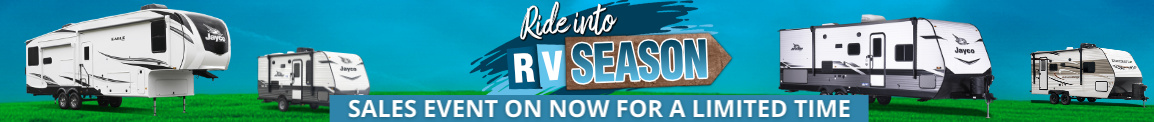 Ride Into RV Season - Inventory Banner