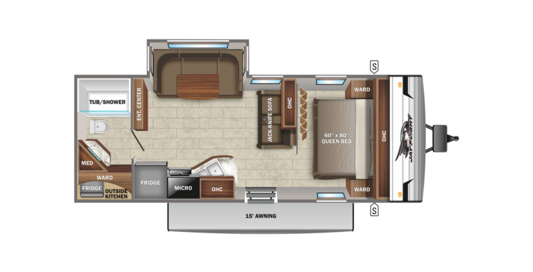 2022 Jayco Jay Flight 24RBS Floorplan