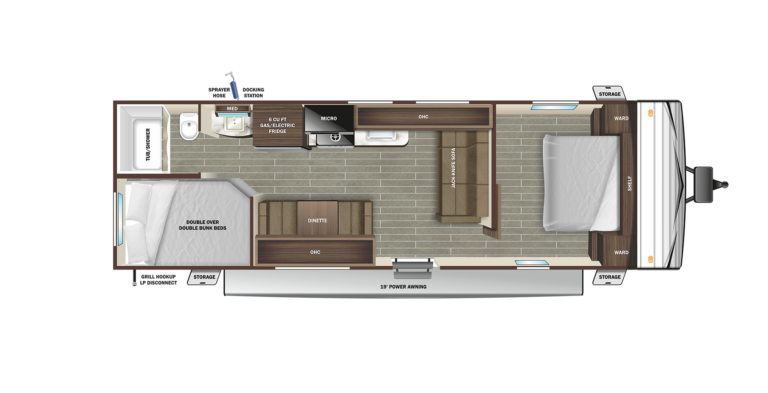 2022 Starcraft Autumn Ridge 26BH Floorplan