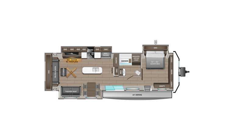 2025 Jayco Jay Flight Bungalow 40RLTS Floorplan