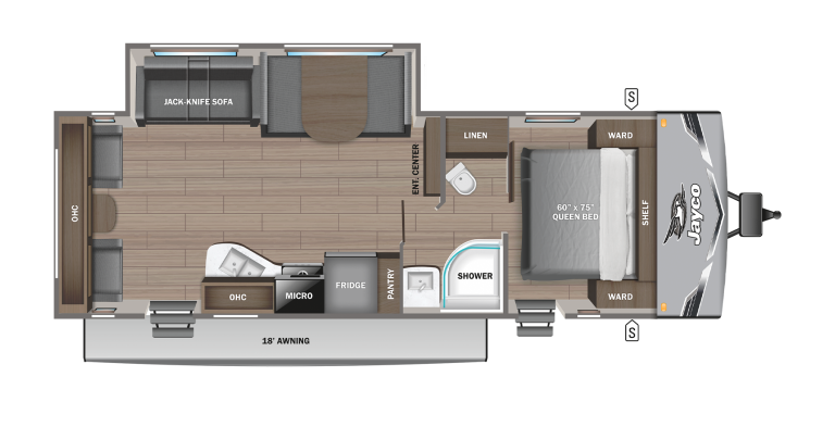2025 Jayco Jay Flight SLX 262RLS Floorplan