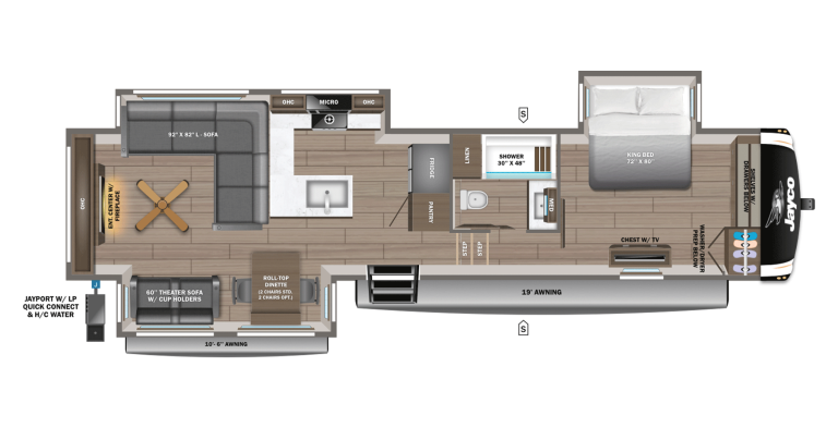 2026 Jayco Eagle FW 335LSTS Floorplan