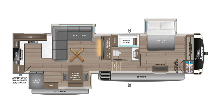 2026 Jayco Eagle FW 365UKTS Floorplan