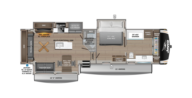 2026 Jayco Eagle FW 370FBTS Floorplan