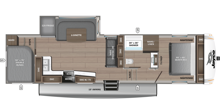 2026 Jayco Eagle SLE FW 28BHU Floorplan