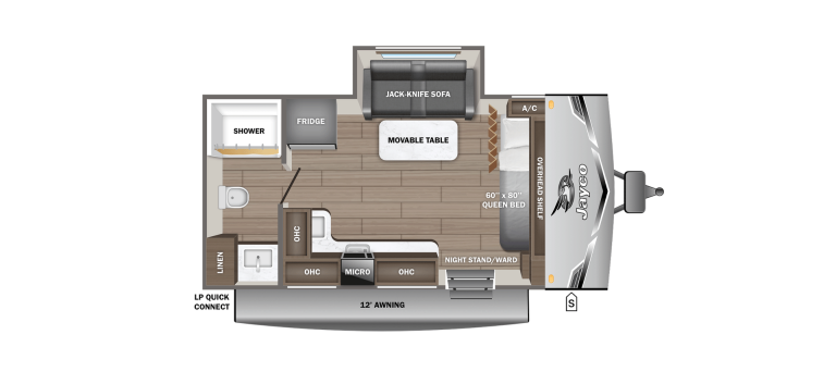 2026 Jayco Jay Flight SLX 160LK Floorplan