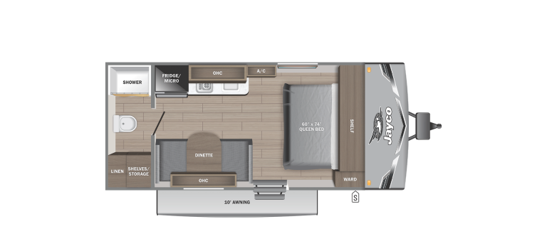 2026 Jayco Jay Flight SLX 170FQ - Sport Edition Floorplan