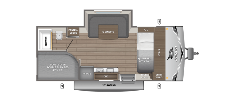 2026 Jayco Jay Flight SLX 178DBS Floorplan