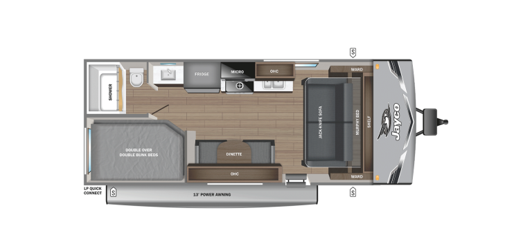 2026 Jayco Jay Flight SLX 211MB Floorplan