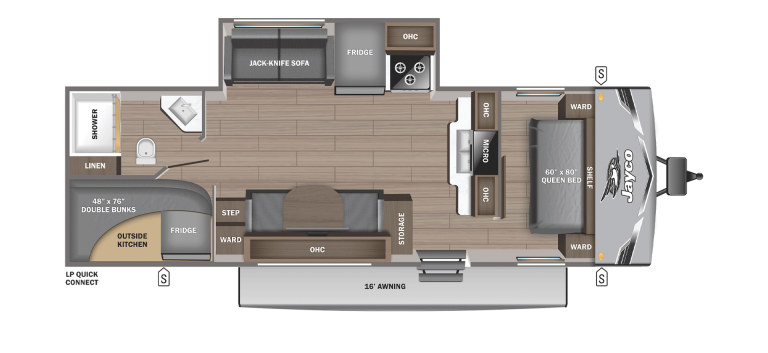 2026 Jayco Jay Flight SLX 265BHS Floorplan