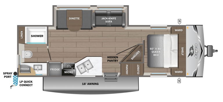 2026 Jayco Jay Flight SLX 265MWS Floorplan