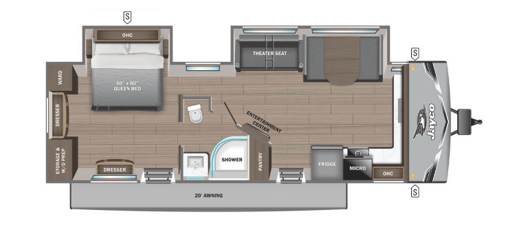 2026 Jayco Jay Flight SLX 280FKS Floorplan