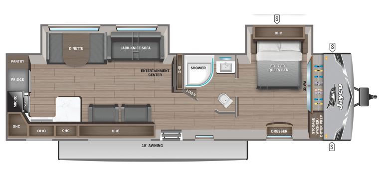 2026 Jayco Jay Flight SLX 290RKS Floorplan