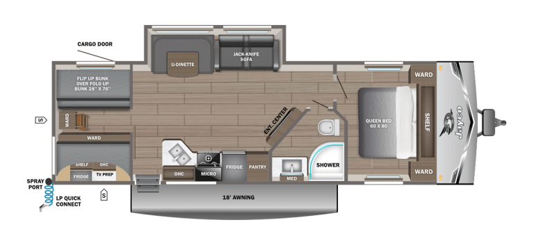 2026 Jayco Jay Flight SLX 295TBS Floorplan