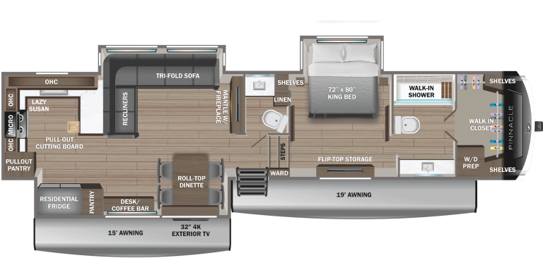 2026 Jayco Pinnacle 38FBRK Floorplan