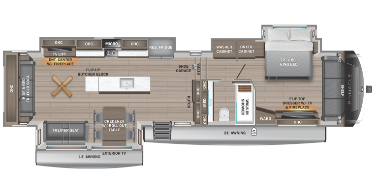 2026 Jayco Pinnacle 38SSWS Floorplan