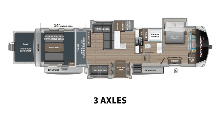 2026 Jayco Seismic 395 Floorplan
