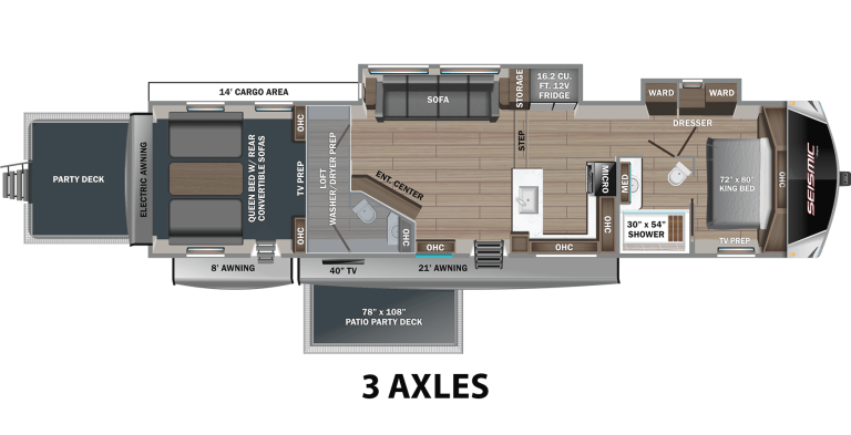 2026 Jayco Seismic 413 Floorplan