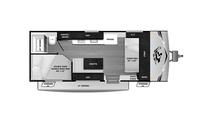 2026 Open Range Colt 17DB - CTR Edition Floorplan