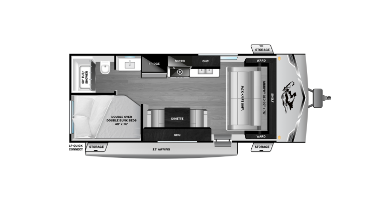 2026 Open Range Colt 20DB Floorplan