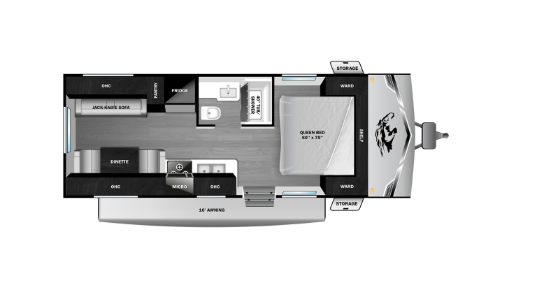 2026 Open Range Colt 21QB Floorplan