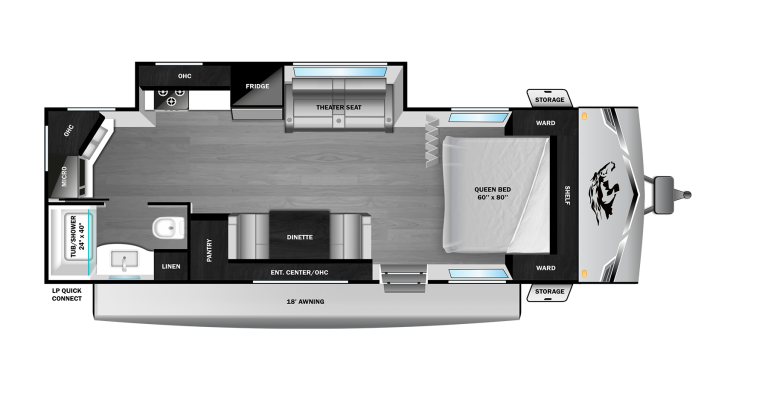 2026 Open Range Colt 22MDS Floorplan