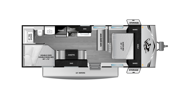 2026 Open Range Colt 26DB Floorplan