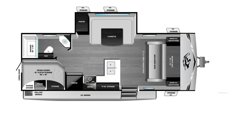 2026 Open Range Range Lite 220DBM Floorplan