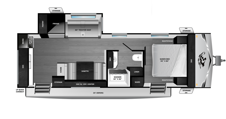 2026 Open Range Range Lite 230MKD Floorplan