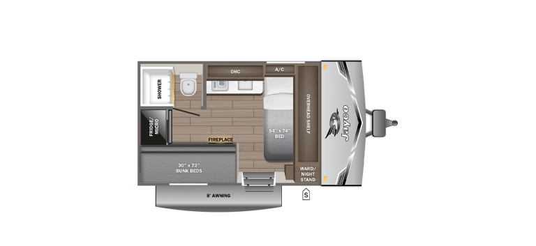2026 Jayco Jay Flight SLX 130BH Floorplan