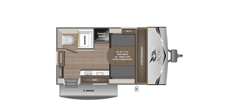 2026 Jayco Jay Flight SLX 140TB Floorplan