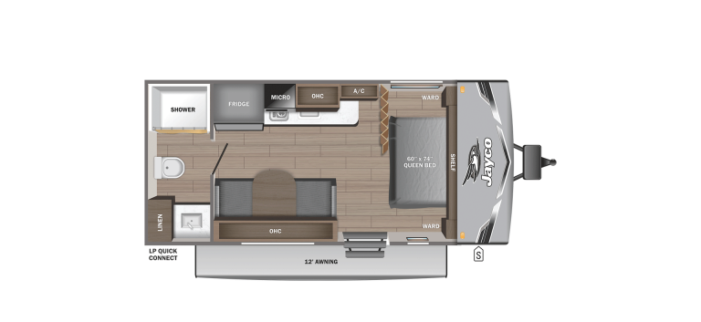 2026 Jayco Jay Flight SLX 175FQ Floorplan